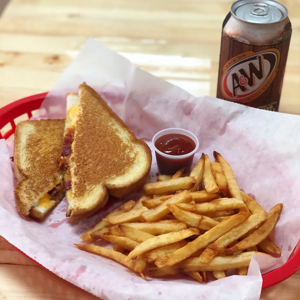 Bacon Grilled Cheese Kids Combo