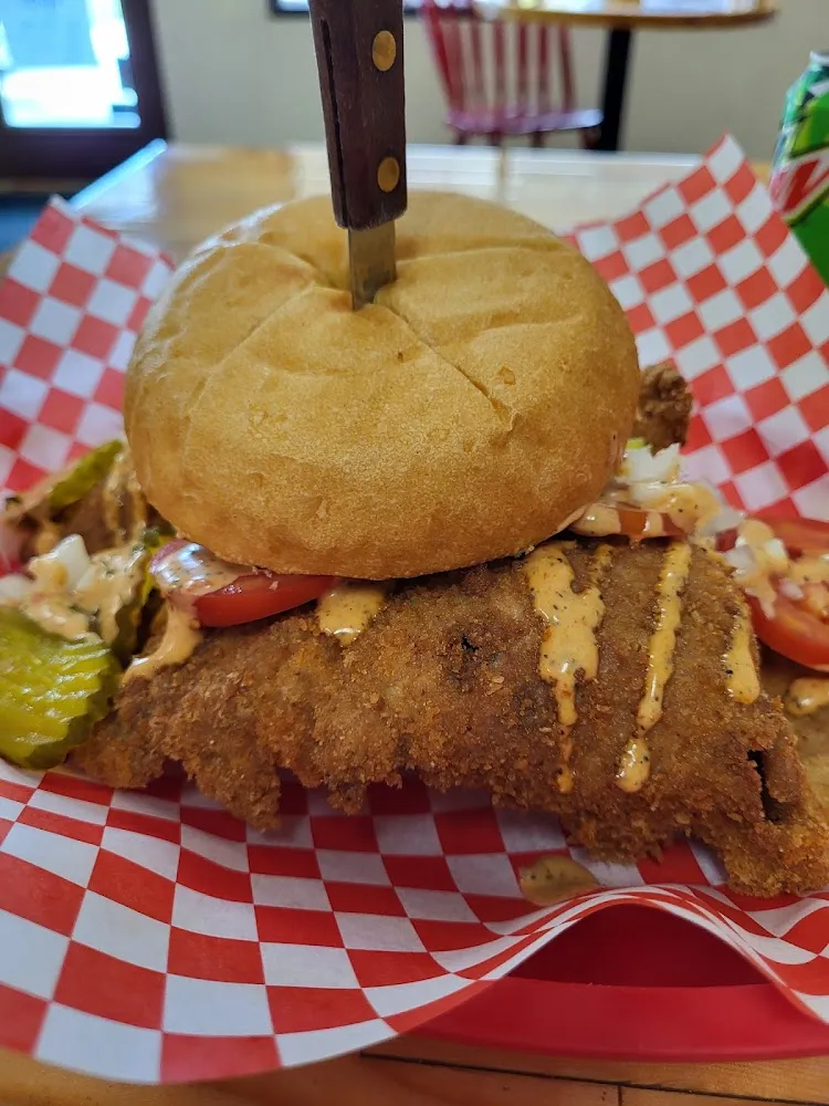 Breaded Pork Tenderloin Sandwich