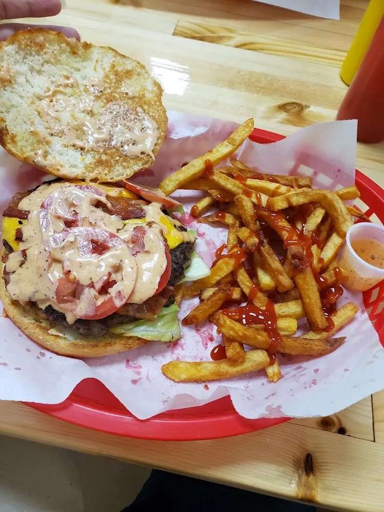 Pattie Burger and Fries